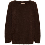 MARTA DU CHATEAU Marta du Chateau dam stickad tröja MdcAnouk 8038 Knit Marrone