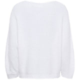 MARTA DU CHATEAU Marta du Chateau dam stickad tröja MdcAnouk 8038 Knit Optical White
