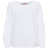 MARTA DU CHATEAU Marta du Chateau dam stickad tröja MdcAnouk 8038 Knit Optical White