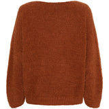 MARTA DU CHATEAU Marta du Chateau dam stickad tröja MdcAnouk 8038 Knit Ruggine