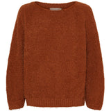 MARTA DU CHATEAU Marta du Chateau dam stickad tröja MdcAnouk 8038 Knit Ruggine