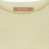 MARTA DU CHATEAU Marta du Chateau dam stickad tröja MdcAnouk 8038 Knit Yellow