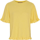 MARTA DU CHATEAU Marta du Chateau dam stickad tröja MdcBriala KN8129 Knit Yellow