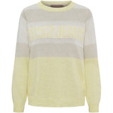 MARTA DU CHATEAU Marta du Chateau dam stickad tröja MdcBrielle KN8167 Knit Yellow/Beige