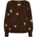 MARTA DU CHATEAU Marta du Chateau dam stickad tröja MdcClover 9582 Knit Moro