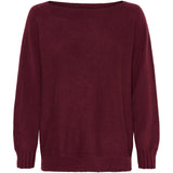 MARTA DU CHATEAU Marta du Chateau dam stickad tröja MdcFallon 9511B Knit Bordeaux2781