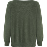 MARTA DU CHATEAU Marta du Chateau dam stickad tröja MdcFallon 9511B Knit Military509