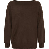 MARTA DU CHATEAU Marta du Chateau dam stickad tröja MdcFallon 9511B Knit MoroScuro547