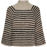MARTA DU CHATEAU Marta du Chateau dam stickad tröja MdcFatima 25453 Knit Beige/Moro67934