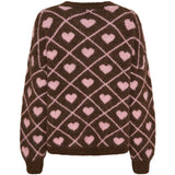 MARTA DU CHATEAU Marta du Chateau dam stickad tröja MdcFeray 8151 Knit Moro9510/Rosa9532