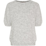 MARTA DU CHATEAU Marta du Chateau dam stickad tröja MdcLone 9644 Knit LightGrey9006
