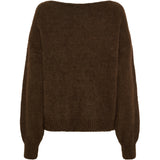 MARTA DU CHATEAU Marta du Chateau dam stickad tröja MdcRosa 5102 Knit Chocolat111909