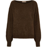 MARTA DU CHATEAU Marta du Chateau dam stickad tröja MdcRosa 5102 Knit Chocolat111909