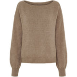 MARTA DU CHATEAU Marta du Chateau dam stickad tröja MdcRosa 5102 Knit Tortora27654