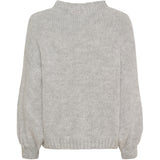 MARTA DU CHATEAU Marta du Chateau dam stickad tröja MdcTulip 9580 Knit Light Grey