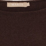 MARTA DU CHATEAU Marta du Chateau dam stickat MdcElderflower 30003 Knit Chocolate2916