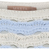 MARTA DU CHATEAU Marta du Chateau dam stickning MdcBrandy KN8135 Knit Sky