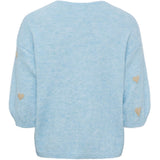 MARTA DU CHATEAU Marta du Chateau dam stickning MdcParisa 9647 Knit Light blue