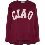 MARTA DU CHATEAU Marta du Chateau dam sweatshirt MdcCharline 85783 Sweatshirt Wine