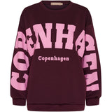 MARTA DU CHATEAU Marta du Chateau dam sweatshirt MdcHibiscus 22659 Sweatshirt Bordeaux