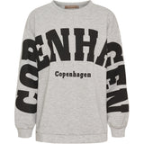 MARTA DU CHATEAU Marta du Chateau dam sweatshirt MdcHibiscus 22659 Sweatshirt Grey/Black