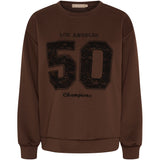 MARTA DU CHATEAU Marta du Chateau dam sweatshirt MdcLiora 58512M Sweatshirt Moro/Black