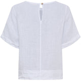 MARTA DU CHATEAU Marta du Chateau dam topp MdcCeyla TC268010 Top Optical White