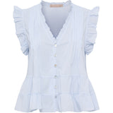 MARTA DU CHATEAU Marta du Chateau dam topp MdcEmira TC68181 Top Cielo