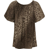 MARTA DU CHATEAU Marta du Chateau dam topp MdcLuciana 26136 Leo Top Brown