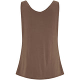 MARTA DU CHATEAU Marta du Chateau dam topp MdcVeronika 82107 Top Brown
