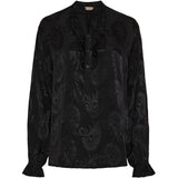 MARTA DU CHATEAU Marta du Chateau dam blus MdcCharlene 6696 Shirt Black