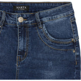 MARTA DU CHATEAU Marta du Chateau dam jeans MdcCamila Mdc179-26167 Jeans Dark Blue Denim