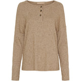 MARTA DU CHATEAU Marta du Chateau dam långärmad T-Shirt MdcCelestine 38891 LS Tee Camel3