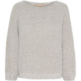 MARTA DU CHATEAU Marta du Chateau dam stickad tröja MdcAnouk 8038 Knit Fango