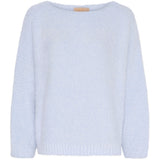 MARTA DU CHATEAU Marta du Chateau dam stickad tröja MdcAnouk 8038 Knit Sky Blue