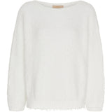MARTA DU CHATEAU Marta du Chateau dam stickad tröja MdcAnouk 8038 Knit White