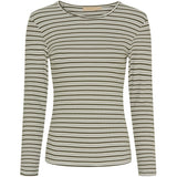 MARTA DU CHATEAU Marta du Chateau dam tee MdcChristel 6452 Restudsalg Kaki/Cream