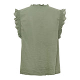 MARTA DU CHATEAU Marta du chateau Dam Blus MDCFAUNA 84380 Blouse Kaki