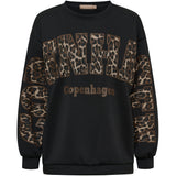 MARTA DU CHATEAU Marta du chateau Dam Sweatshirt MdcSevilla 22659Leo Sweatshirt Nero/Leo