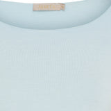 MARTA DU CHATEAU Marta du chateau dam blus 11297 T-shirt long sleeves Denim Chiaro