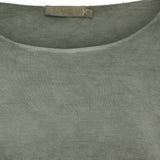 MARTA DU CHATEAU Marta du chateau dam blus 11297 T-shirt long sleeves Military