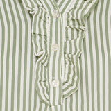 MARTA DU CHATEAU Marta du chateau dam blus MdcCharlie 6892 Shirt Kaki4837