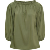 MARTA DU CHATEAU Marta du chateau dam blus MdcJuniper Blouse Military