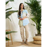 MARTA DU CHATEAU Marta du chateau dam skjorta MdcBlandine 258032 Shirt Multi Beige