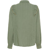 MARTA DU CHATEAU Marta du chateau dam skjorta MdcLaurette 6843 Shirt Military/Beige