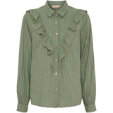 MARTA DU CHATEAU Marta du chateau dam skjorta MdcLaurette 6843 Shirt Military/Beige