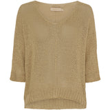 MARTA DU CHATEAU Marta du chateau dam stickad tröja 7010 Knit Camello2651