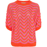 MARTA DU CHATEAU Marta du chateau dam stickad tröja MdcAlphonsine 2259 Knit Orange