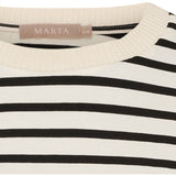 MARTA DU CHATEAU Marta du Chateau dam T-shirt MdcBrooklyn 58351 T-shirt Beige/Black