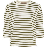 MARTA DU CHATEAU Marta du Chateau dam T-shirt MdcBrooklyn 58351 T-shirt Beige/Military